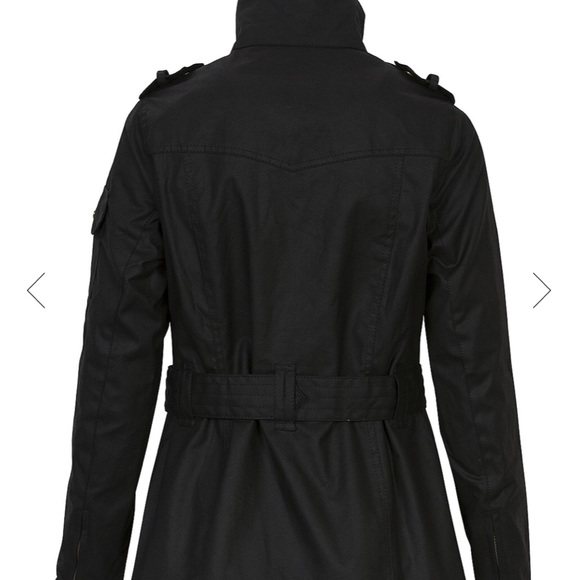 ❤️Barbour International Waxed Jacket XS - Picture 8 of 8